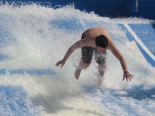 Oasis of the Seas Pictures - FlowRider Wipeout