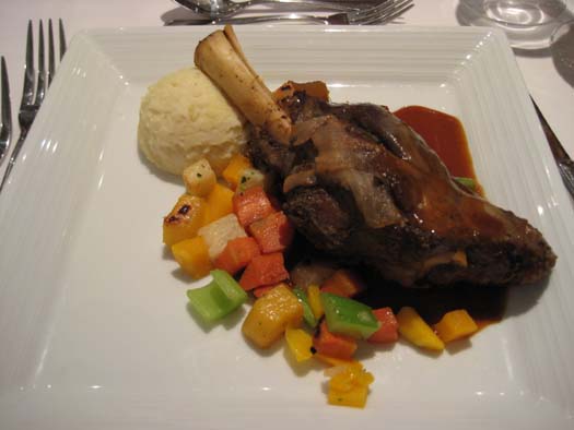 Oasis of the Seas Pictures - Food : Lamb Shank