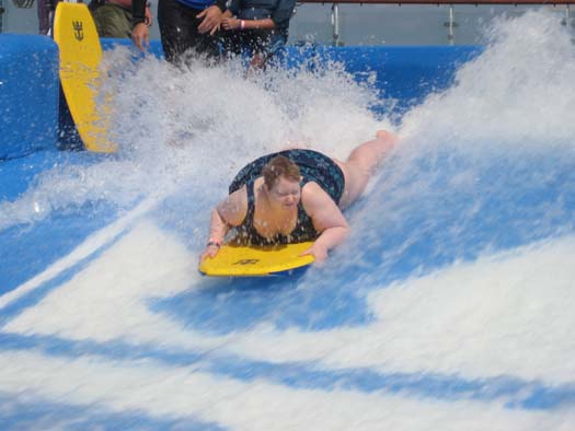 Oasis of the Seas Pictures - Flowrider (Boogie-Board)
